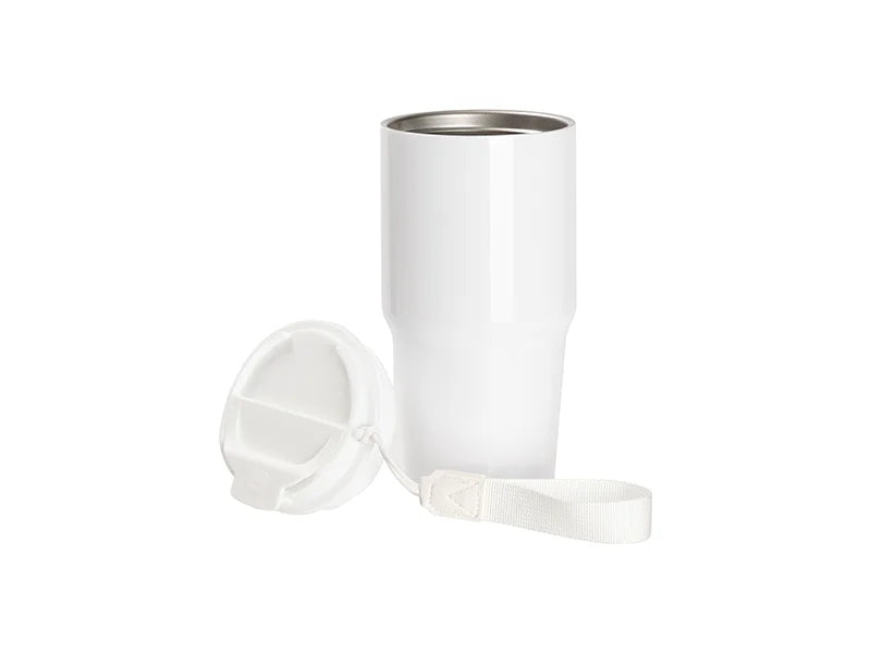 Pearl Coating™ 20oz Sublimation SS White Tumbler with Portable Lid - Pack of 4 - Joto Imaging Supplies Canada